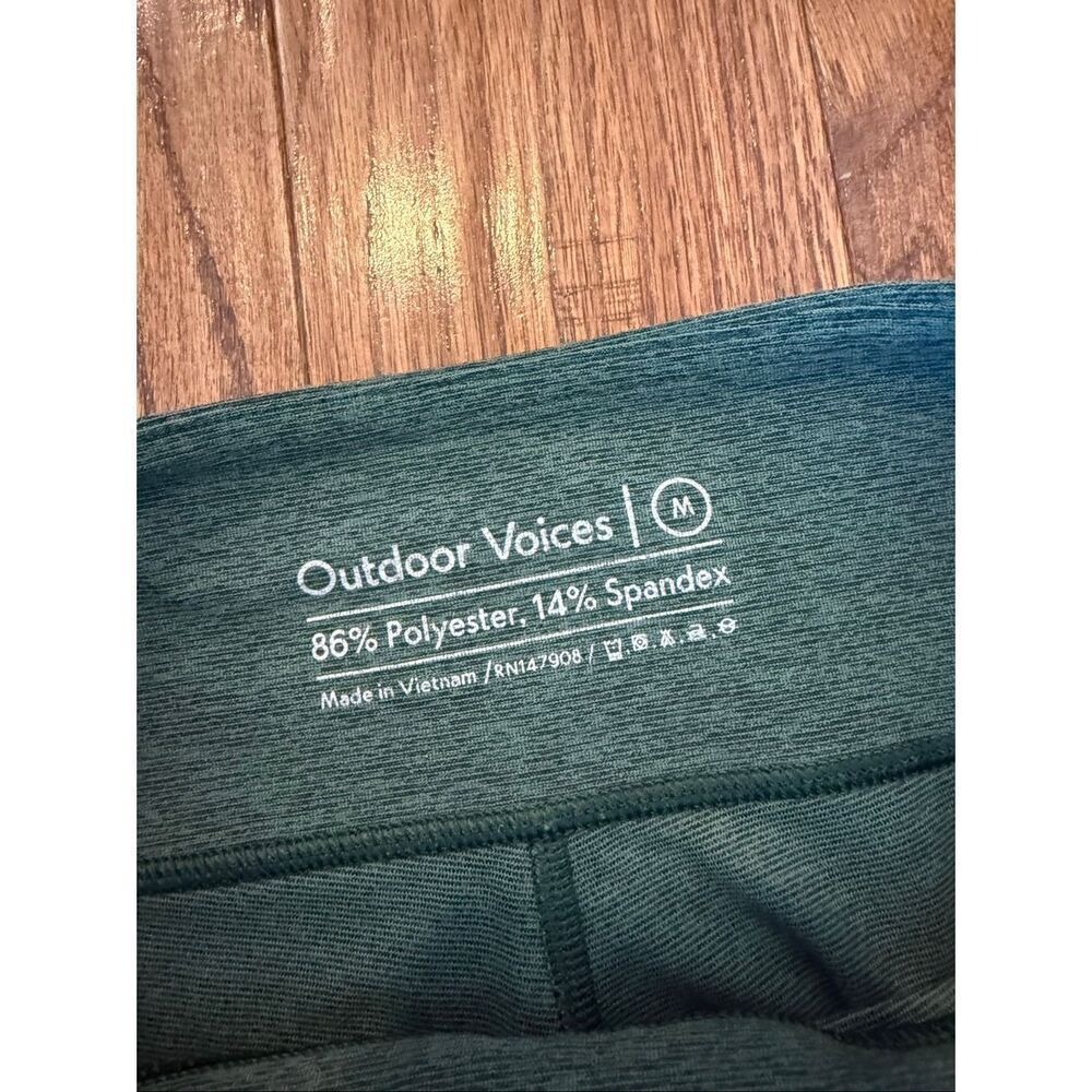 Outdoor Voices 3/4 warmup leggings in hunter green M - Picture 4 of 7